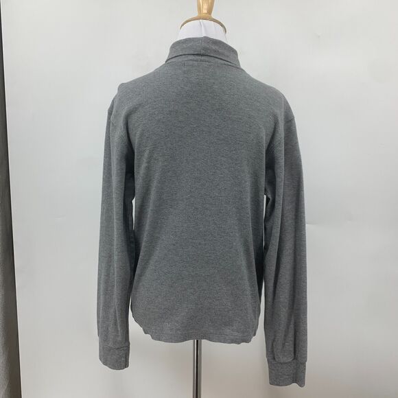 Vintage Brooks Brothers Sweater Womens M Medium Gray Turtleneck Cotton Made USA - Picture 6 of 9